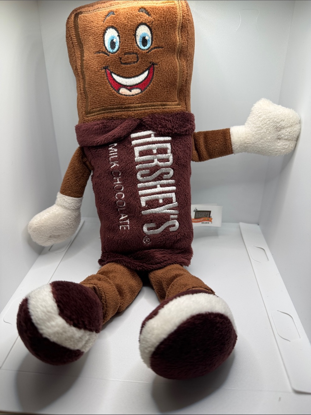 HERSHEY'S Plush Chocolate Bar Mascot - Brown & Cream